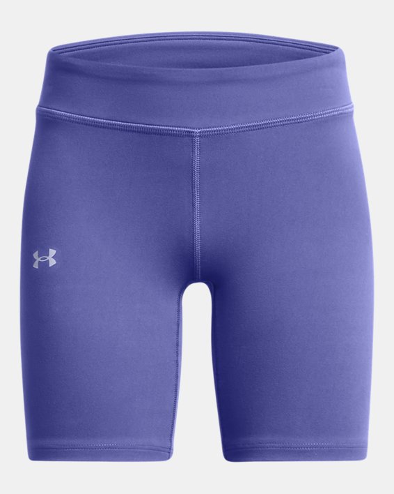 Girls' UA Motion Bike Shorts in Purple image number 0